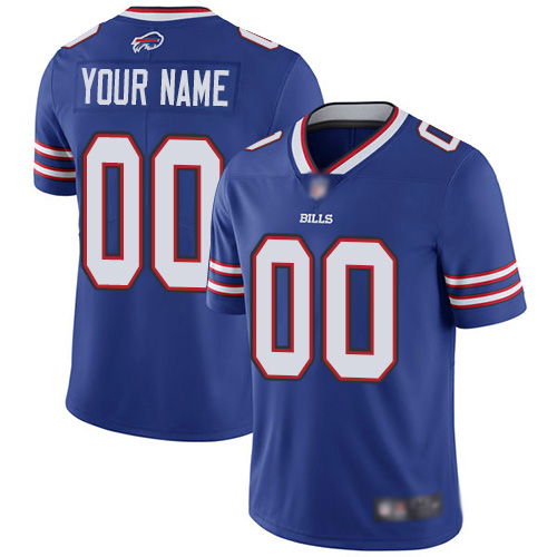 Men Buffalo Bills Customized Royal Blue Team Color Vapor Untouchable Custom Limited Football Jersey